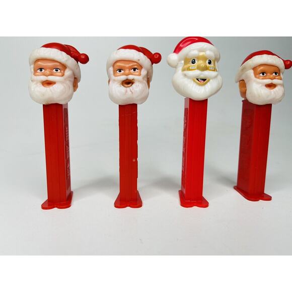 Pez Dispenser Santa Claus Bundle Set Of 4 Great To Collect Vintage - Picture 1 of 8